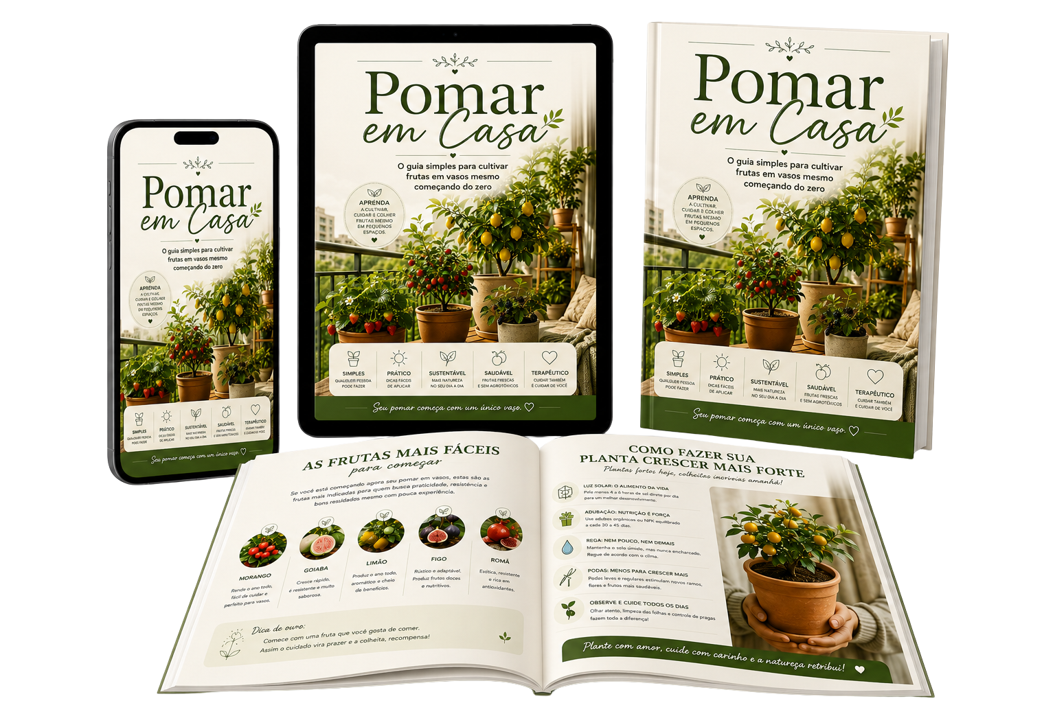 Ebook Cultivar em Casa — leia no celular, tablet ou computador